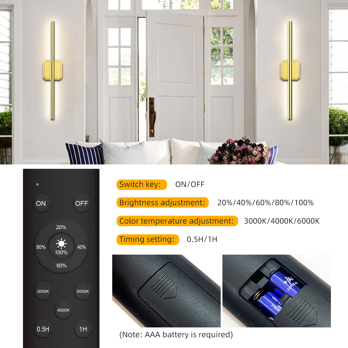 HCP042 双头分体阅读壁灯